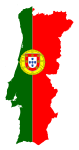 Portugal Map Flag